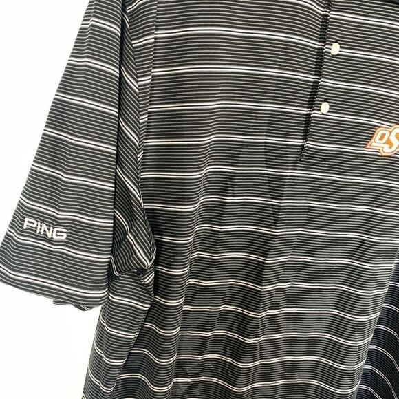 OSU Oklahoma State Ping Polo Style Shirt Size Large - Picture 7 of 8